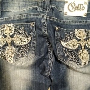 Embellished jeans